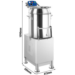 Masina de curatat cartofi GGM Gastro KSH300 (Inox) Thumb