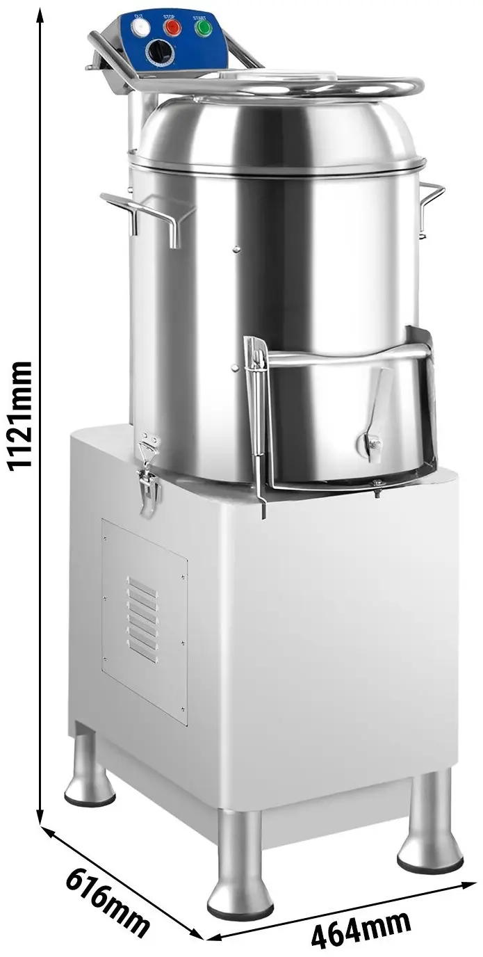 Masina de curatat cartofi GGM Gastro KSH400 (Inox) - 12