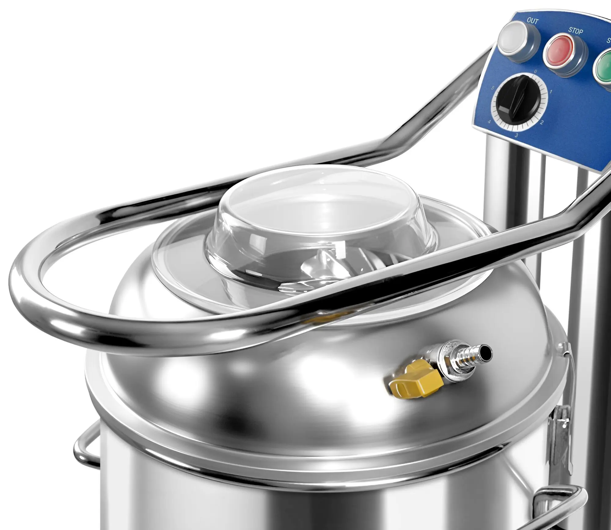Masina de curatat cartofi GGM Gastro KSH400 (Inox) - 10