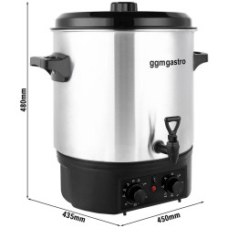 Fierbator profesional GGM Gastro GTSH27 (Silver/Black) Thumb