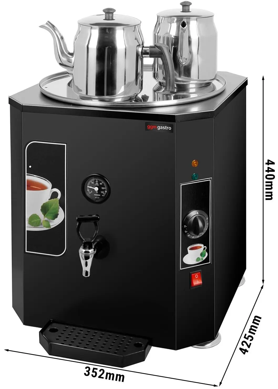 Fierbator profesional GGM Gastro TKE23 (Black) - 5