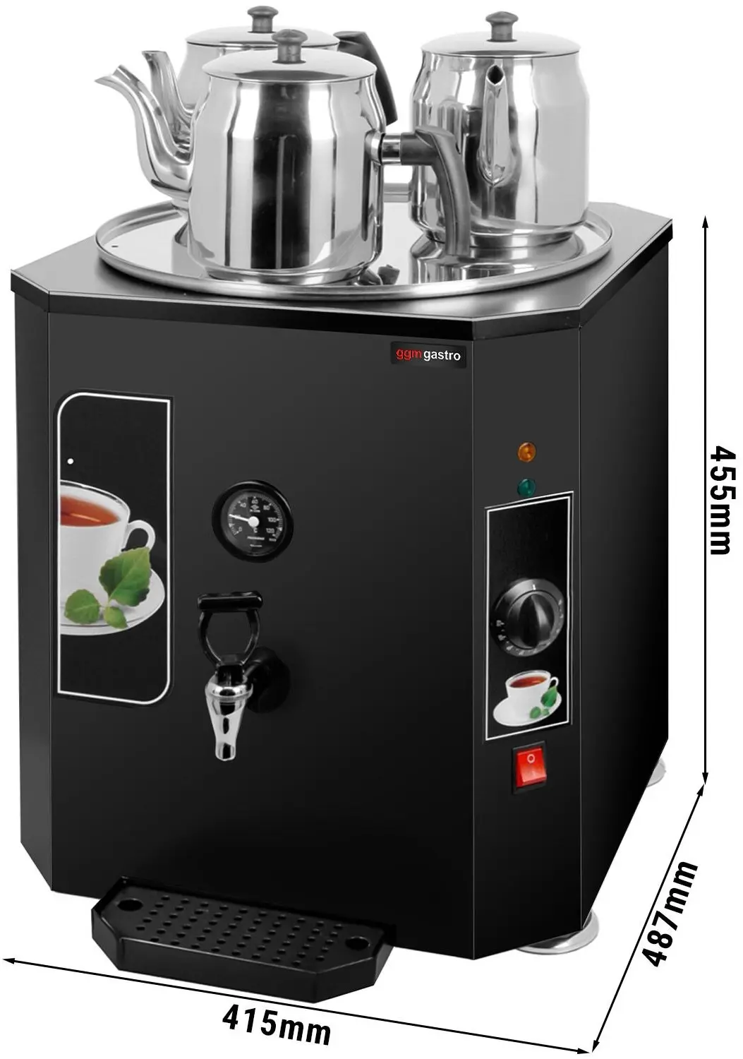 Fierbator profesional GGM Gastro TKE37 (Black) - 6