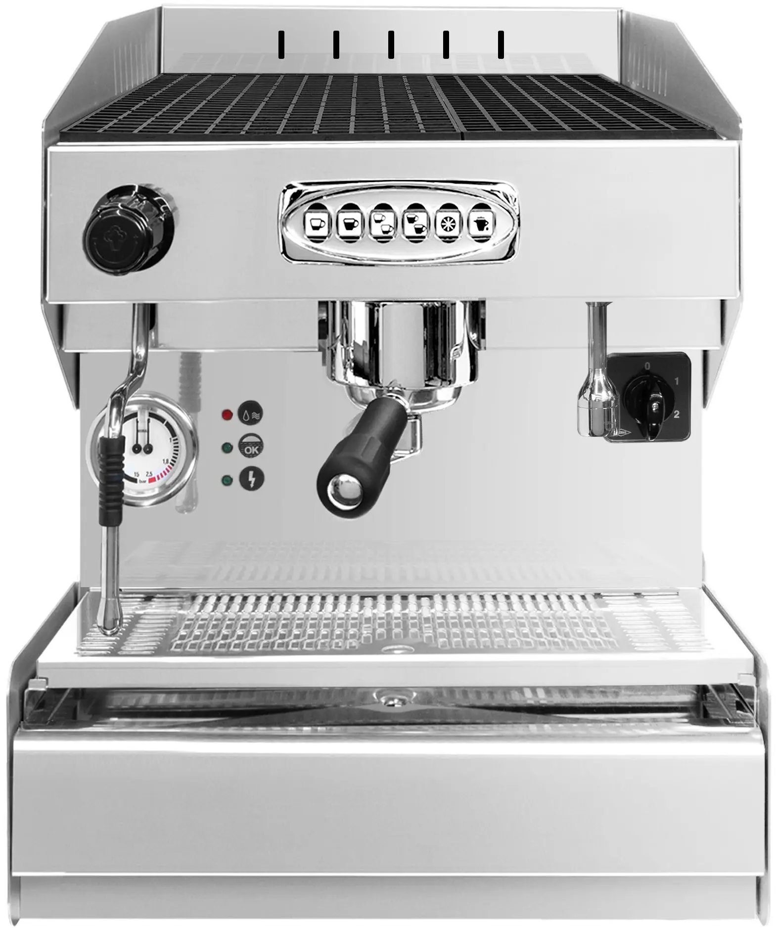 Aparat de cafea GGM Gastro Allegro 1GR (Inox) - 2