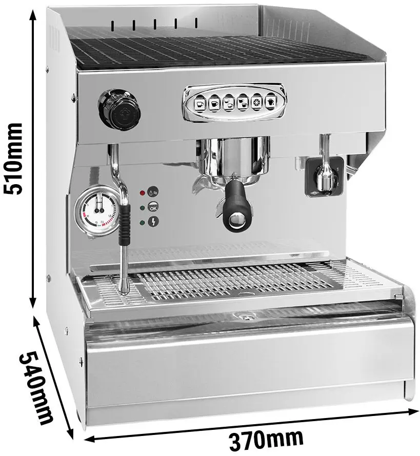 Aparat de cafea GGM Gastro Allegro 1GR (Inox) - 9