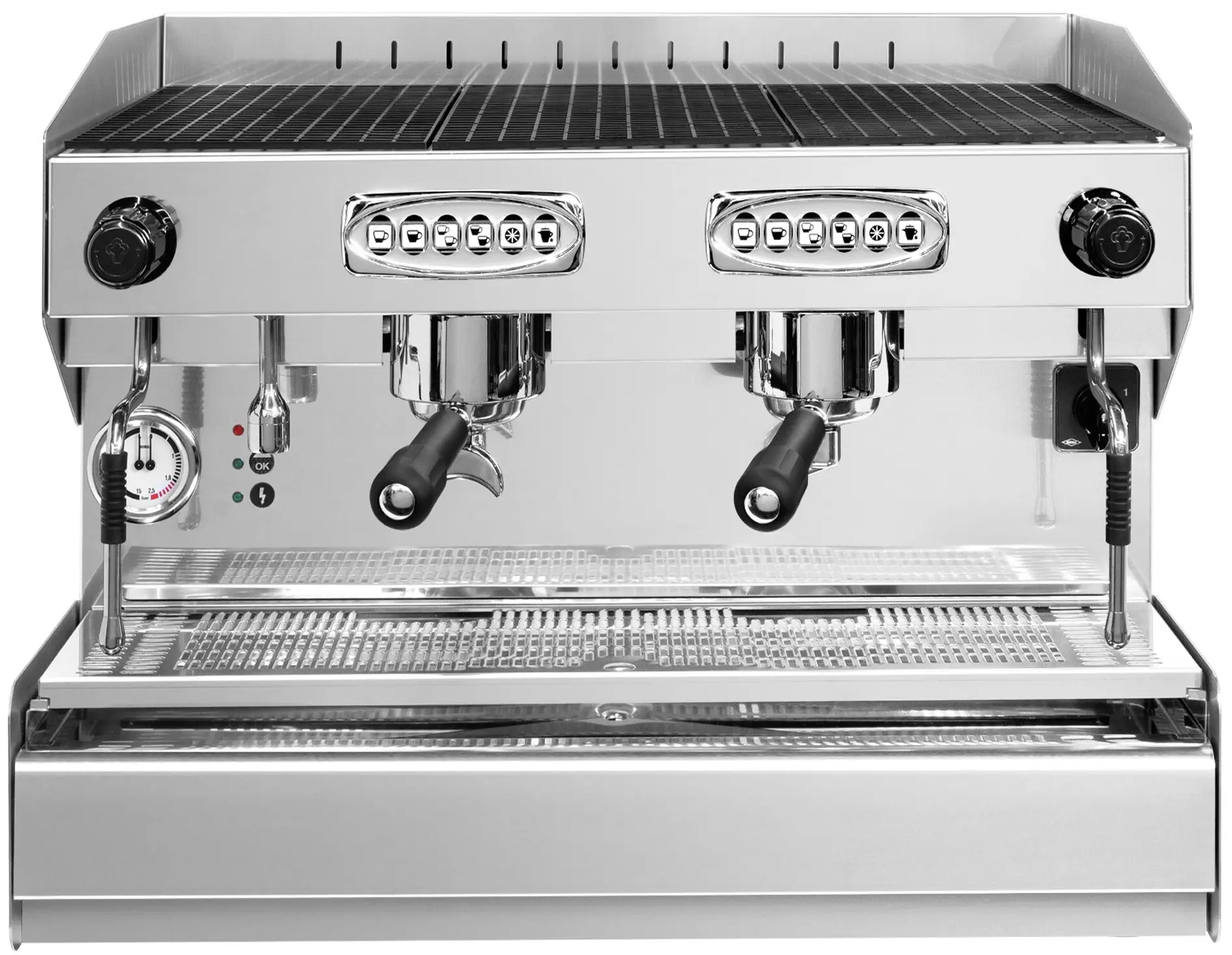 Кофемашина GGM Gastro Allegro 2GR (Inox) - 2