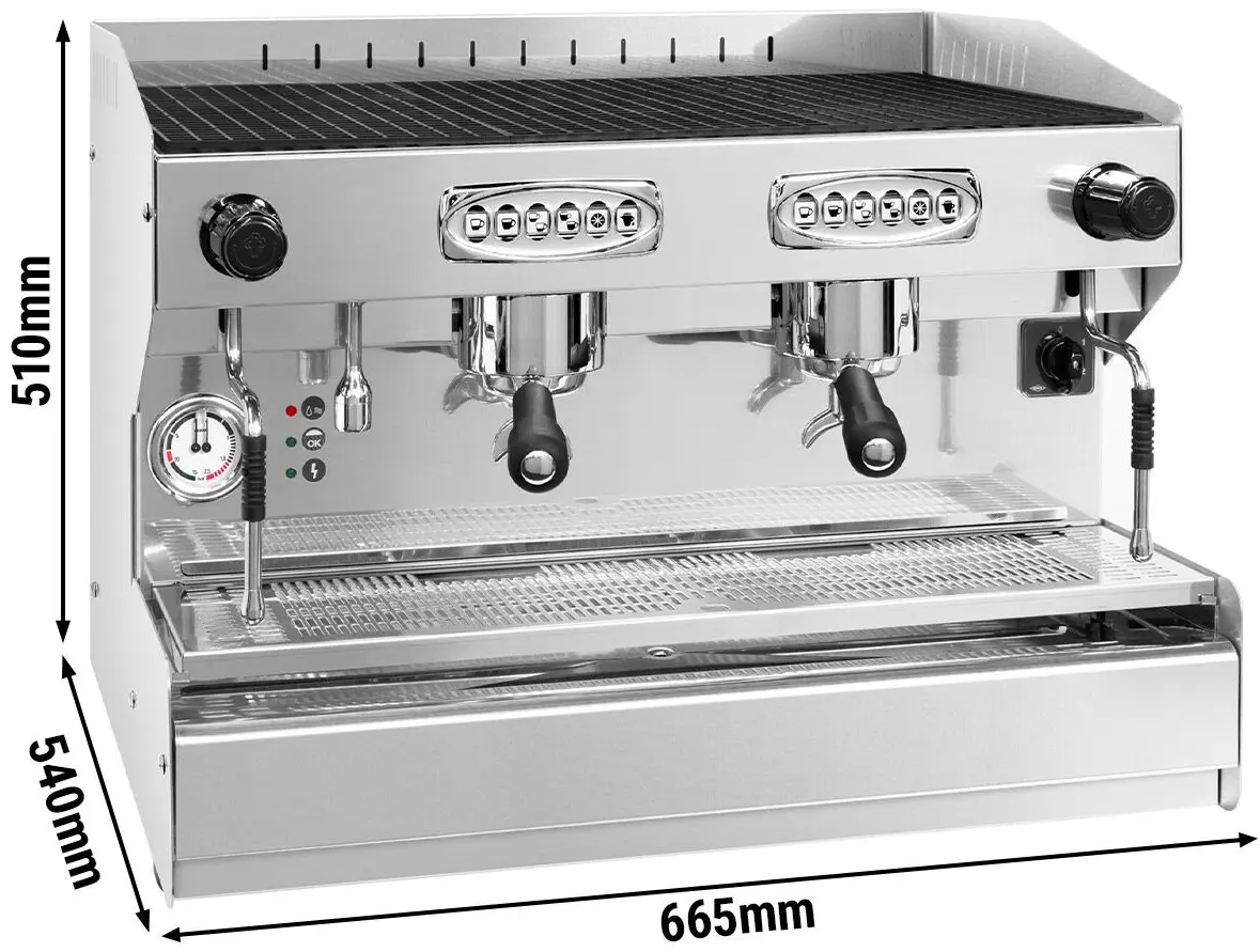 Кофемашина GGM Gastro Allegro 2GR (Inox) - 9