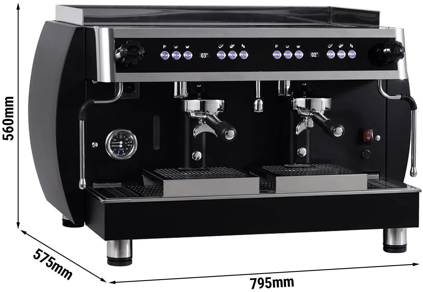 Aparat de cafea GGM Gastro Grace 2GR (Black) - 5