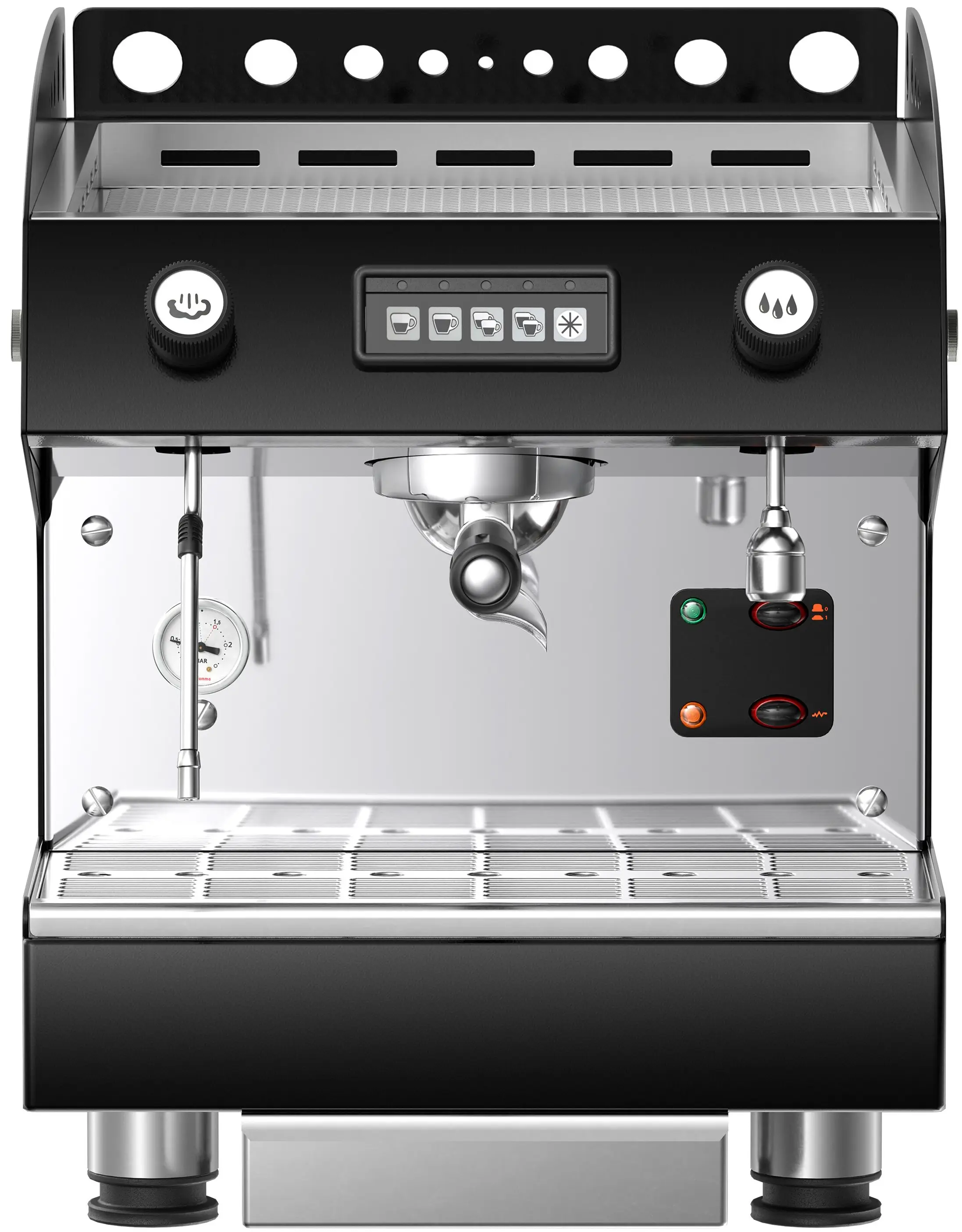 Aparat de cafea GGM Gastro KMF1 (Black/Silver) - 2