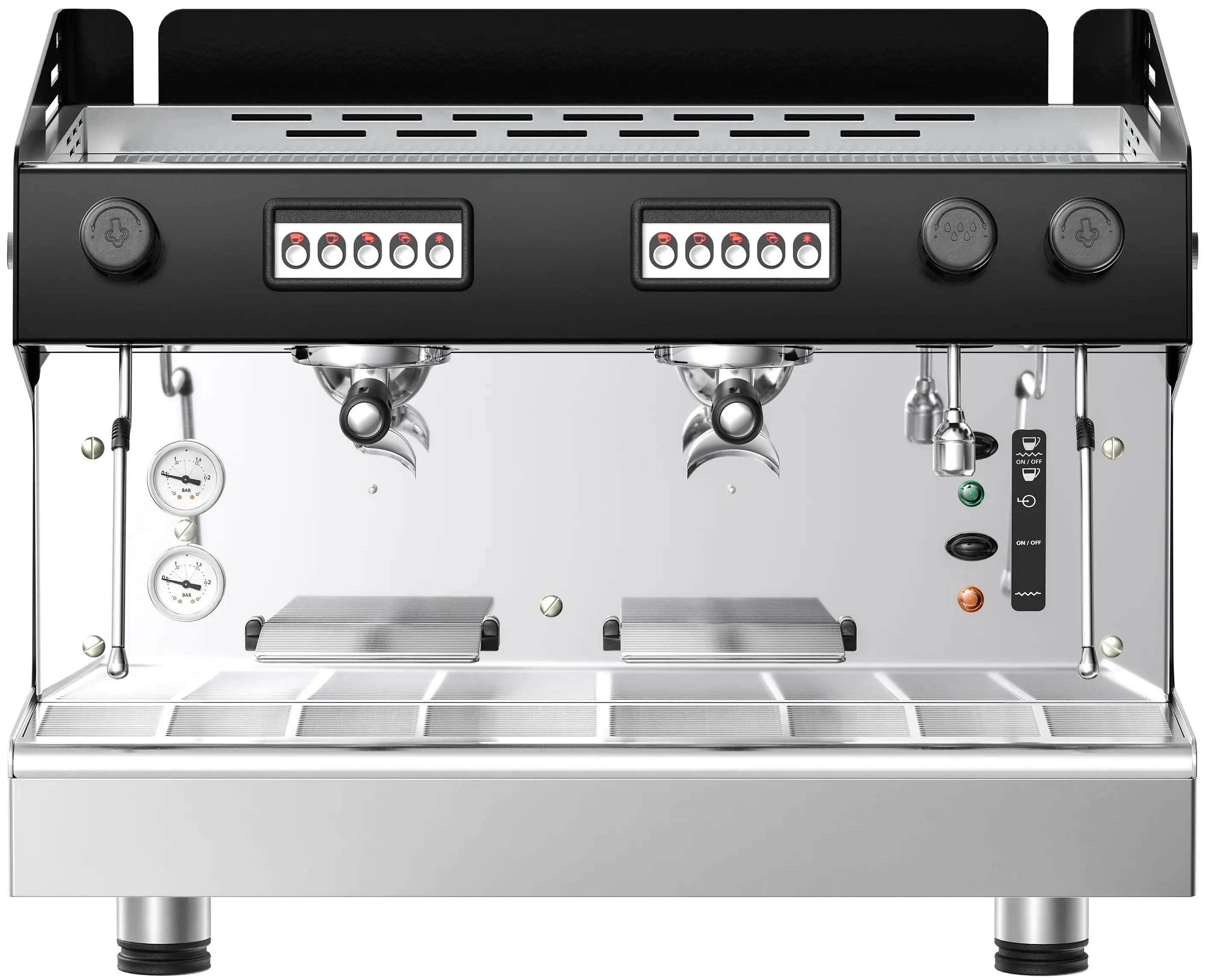 Кофемашина GGM Gastro KMF2 (Black/Silver) - 2