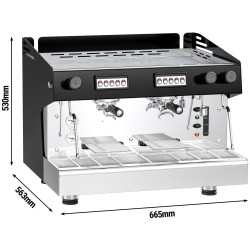 Кофемашина GGM Gastro KMF2 (Black/Silver) Thumb