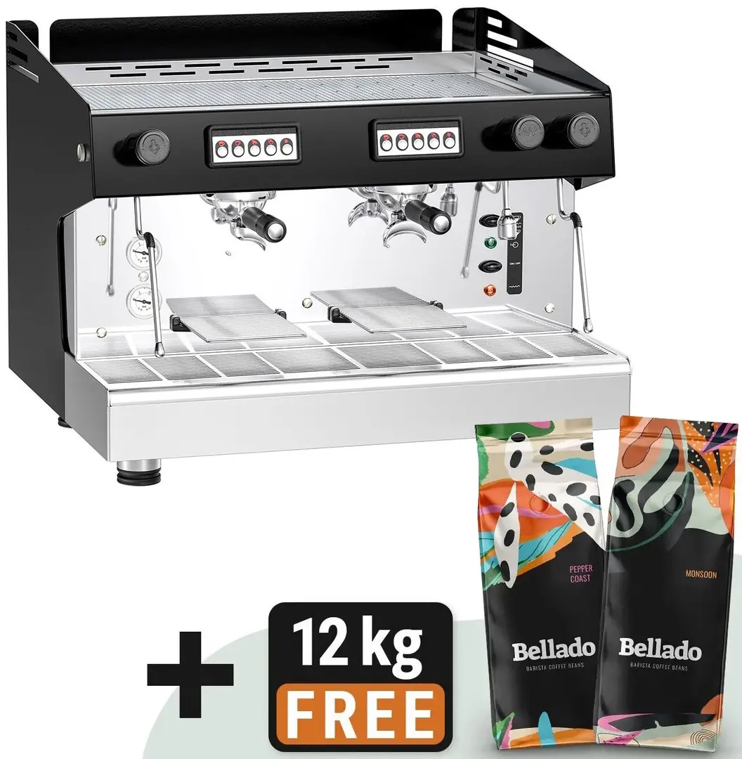 Кофемашина GGM Gastro KMF2 (Black/Silver)