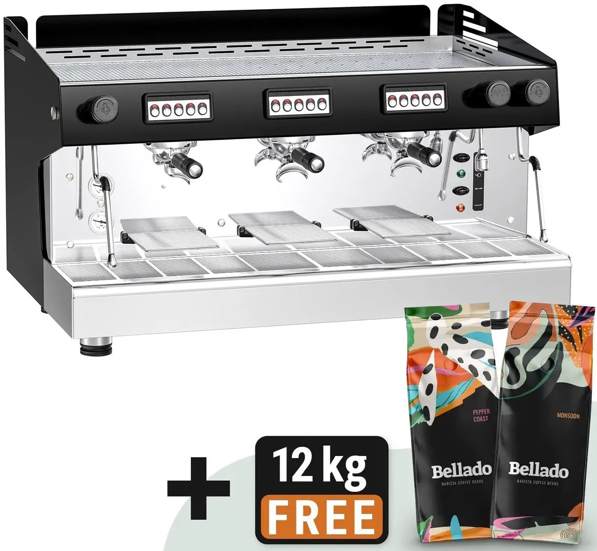 Aparat de cafea GGM Gastro KMF3 (Black/Silver)