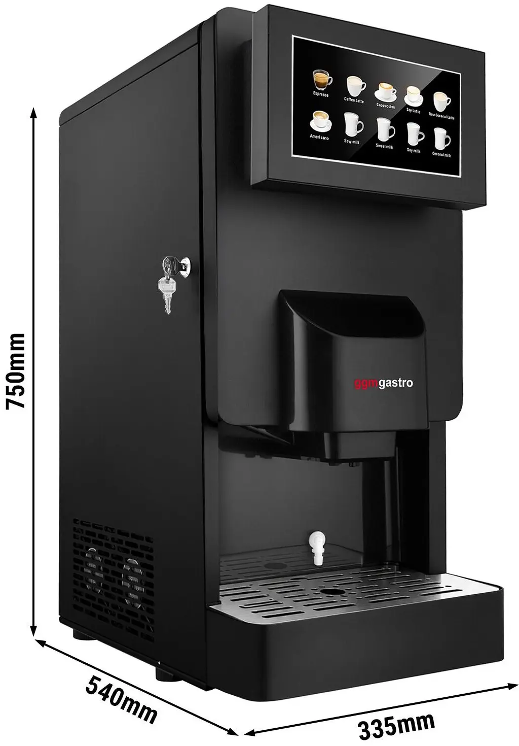 Кофемашина GGM Gastro KVAA4 (Black) - 9
