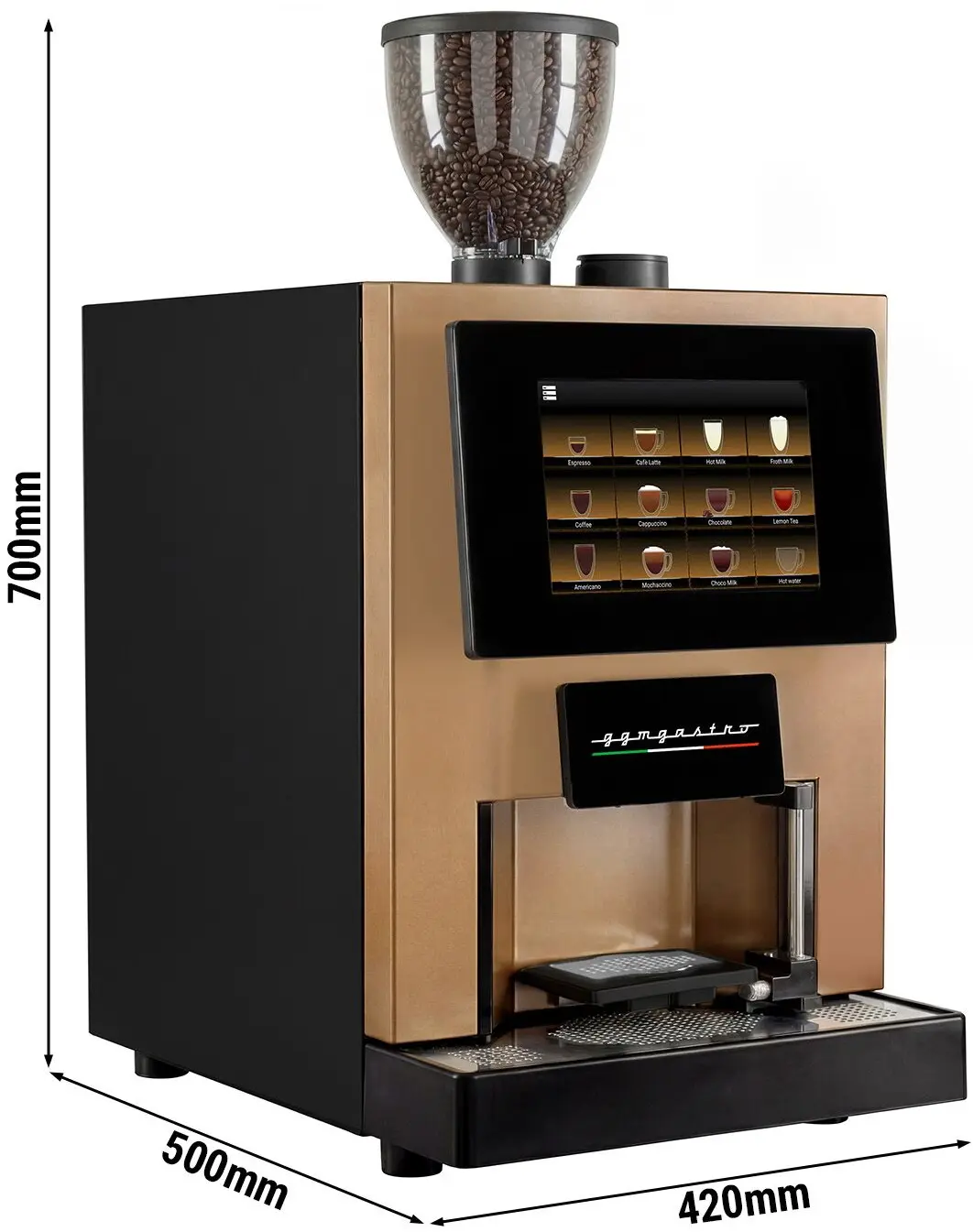 Aparat de cafea GGM Gastro KVABC27 (Bronze) - 6