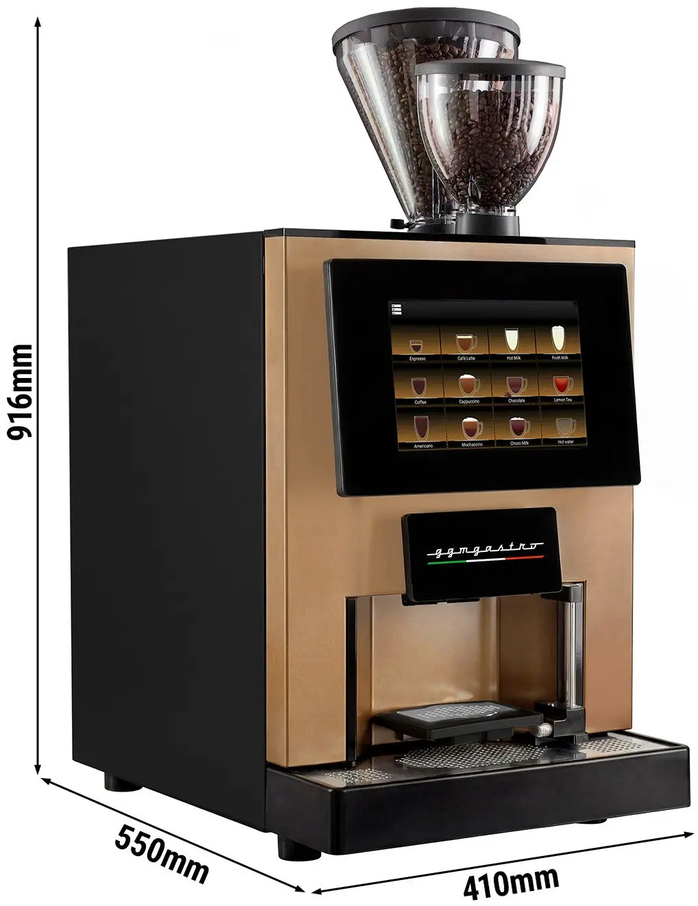 Кофемашина GGM Gastro KVABC37 (Bronze) - 6