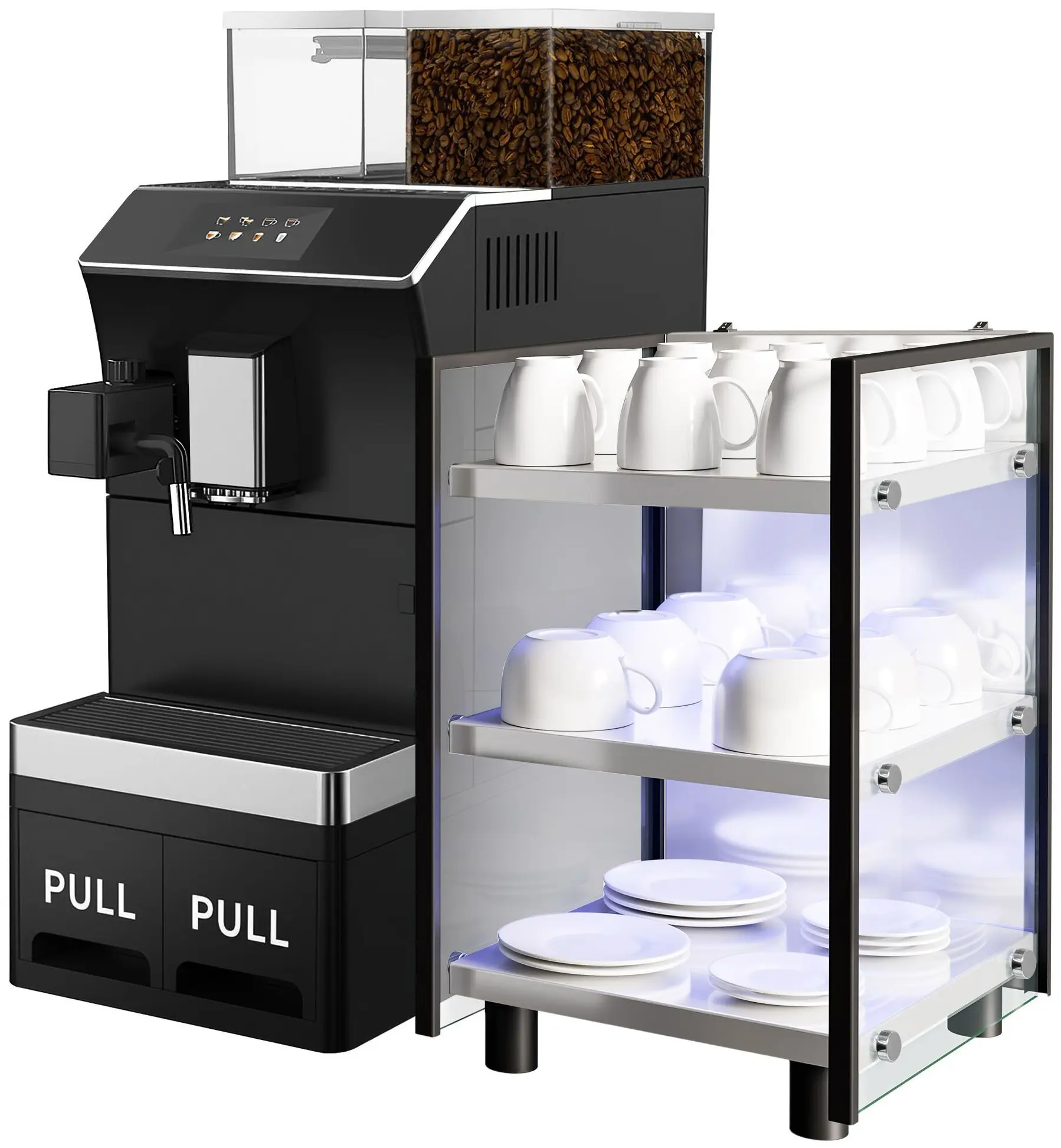 Aparat de cafea GGM Gastro KVACB#SET1 (Black) - 2