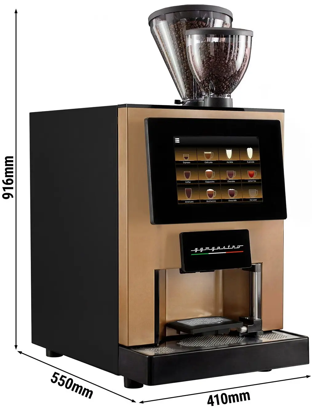 Кофемашина GGM Gastro KVAMBC37 (Bronze) - 6