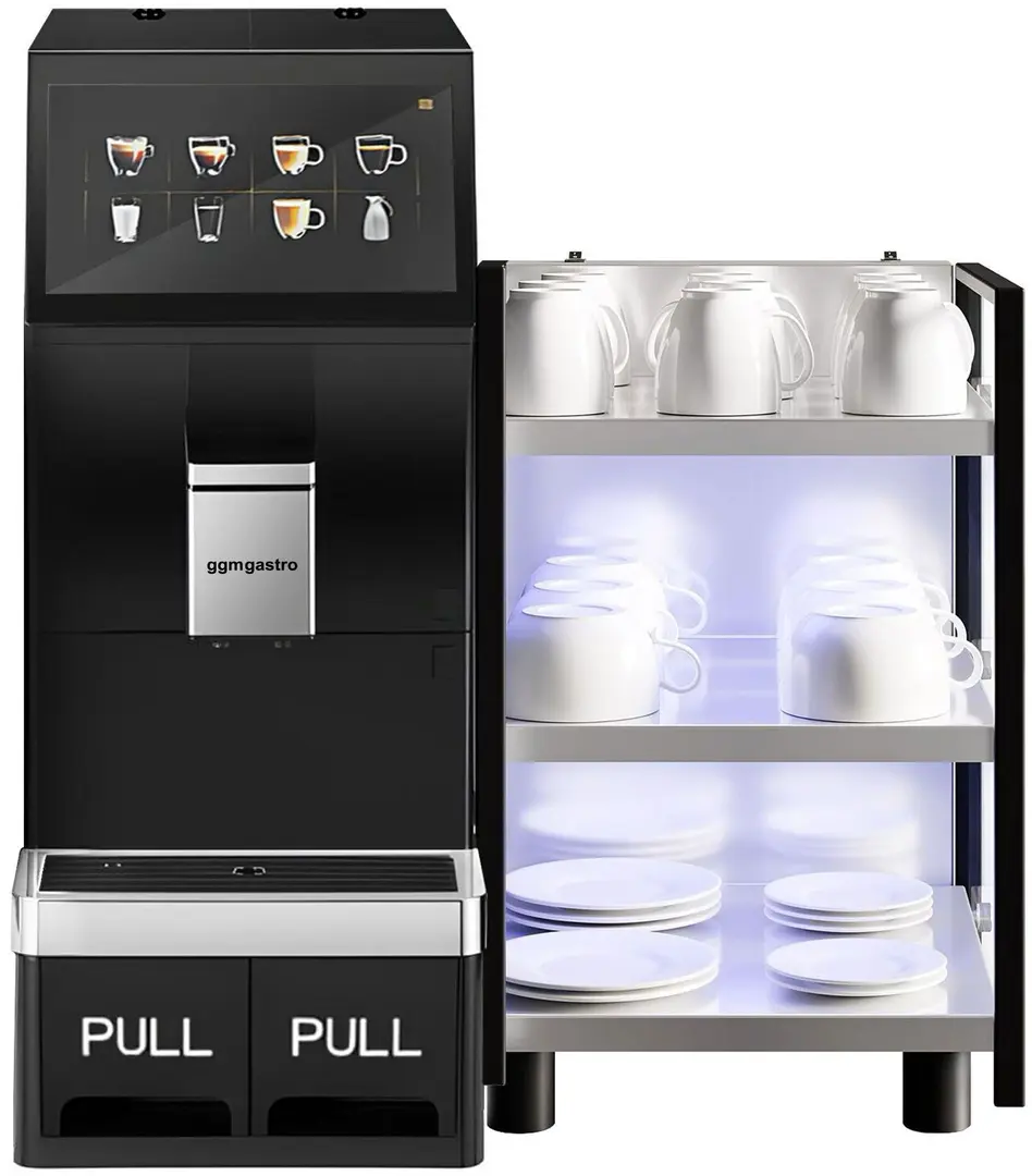 Aparat de cafea GGM Gastro KVAZTSB#SET1 (Black)