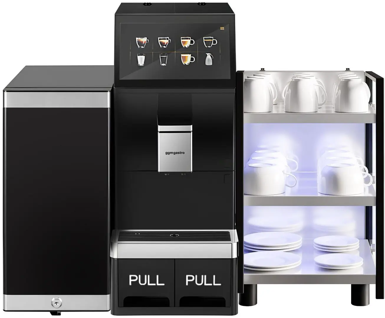 Aparat de cafea GGM Gastro KVAZTSB#SET3 (Black)
