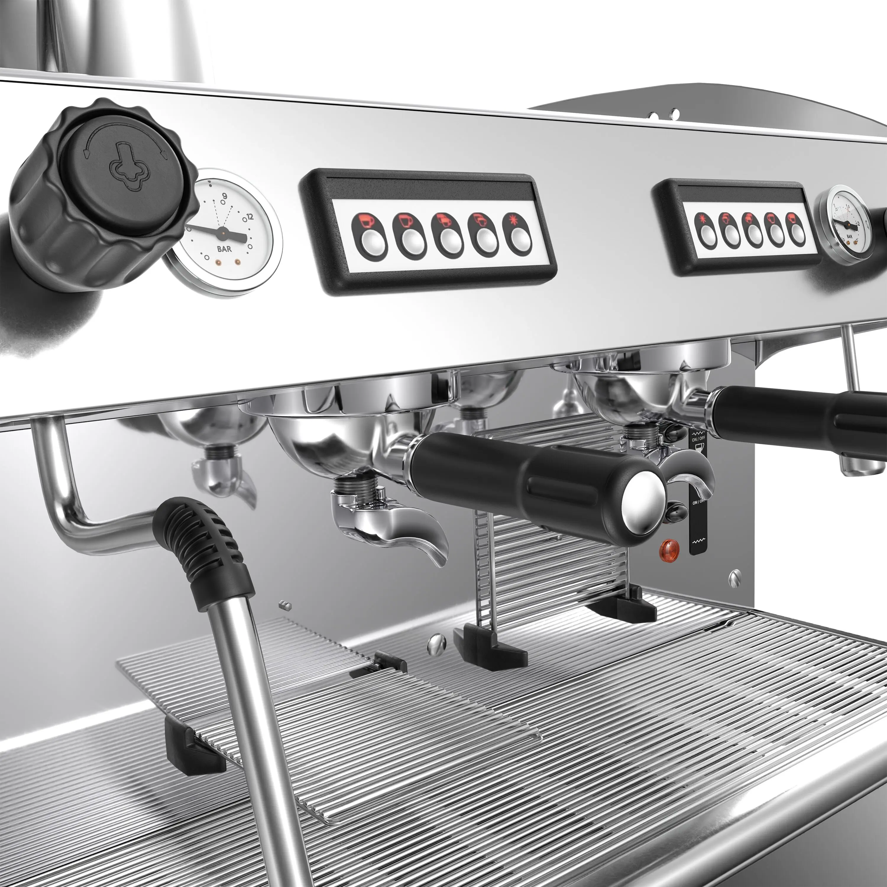 Кофемашина GGM Gastro STEMF2 (Inox) - 5
