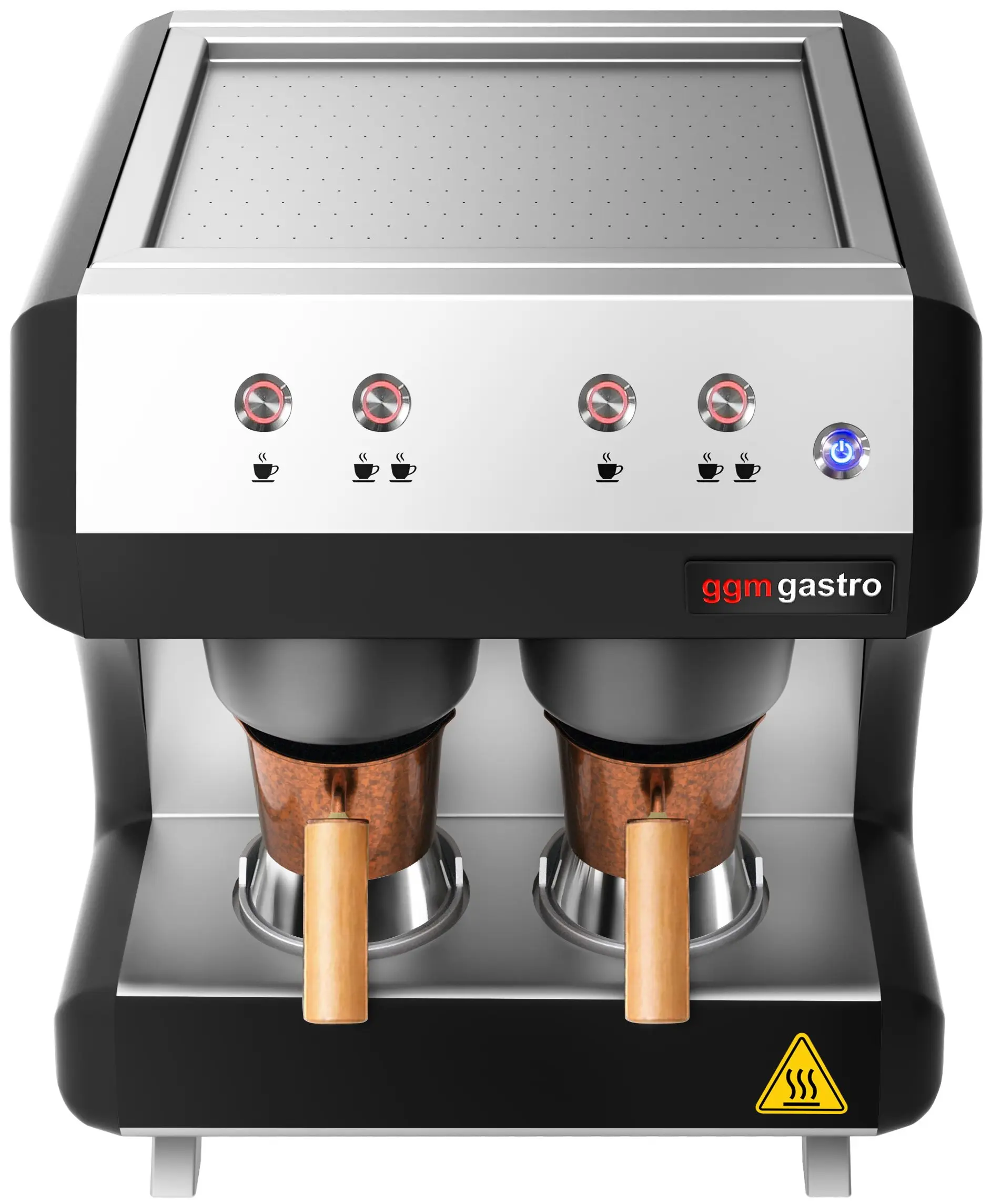Кофеварка для кофе по-турецки GGM Gastro Duo TKMMAT2 (Black/Silver) - 2