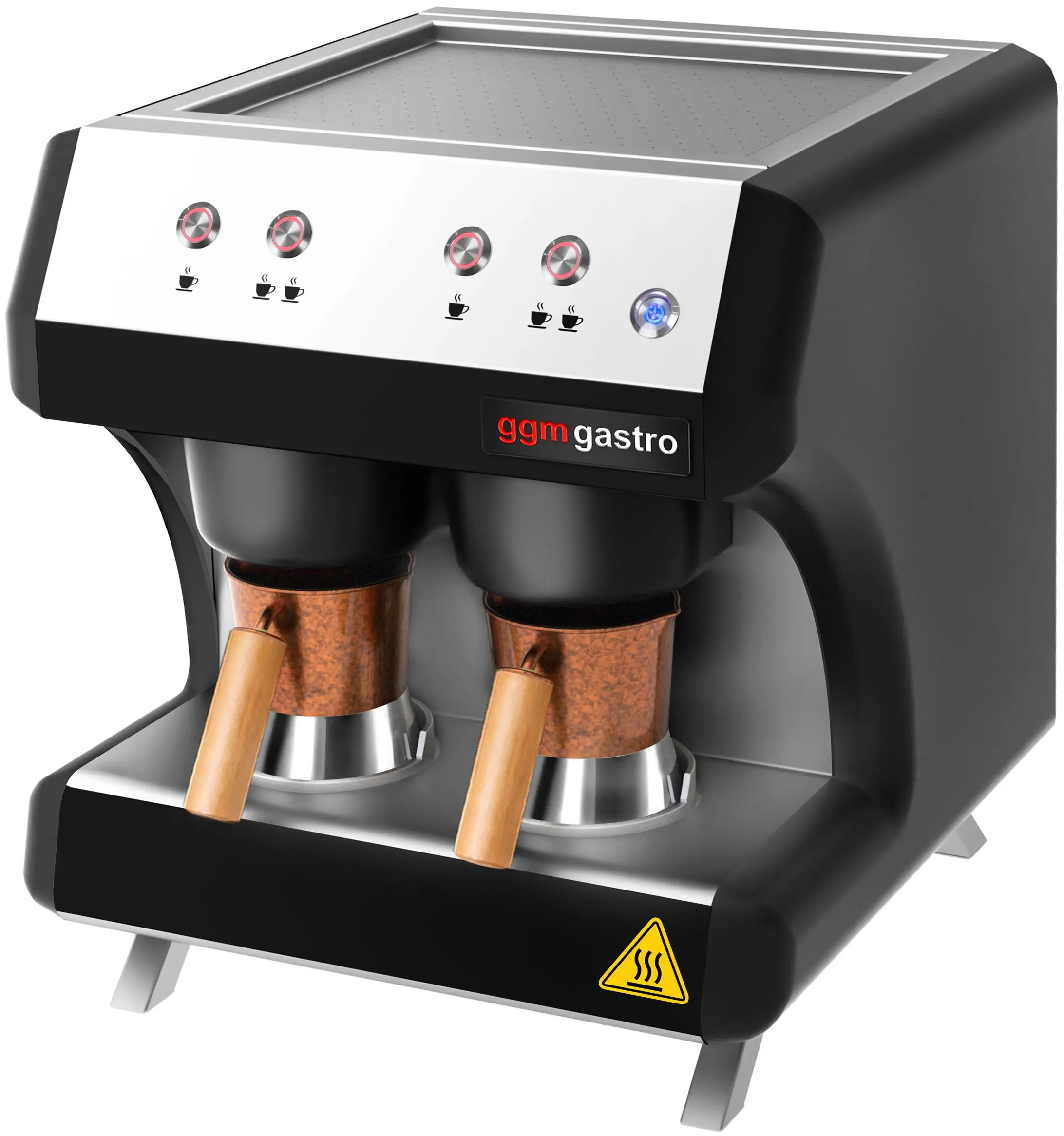 Кофеварка для кофе по-турецки GGM Gastro Duo TKMMAT2 (Black/Silver) - 3