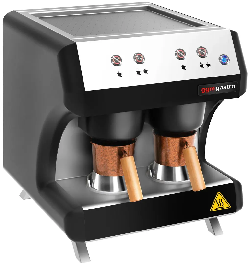 Кофеварка для кофе по-турецки GGM Gastro Duo TKMMAT2 (Black/Silver)