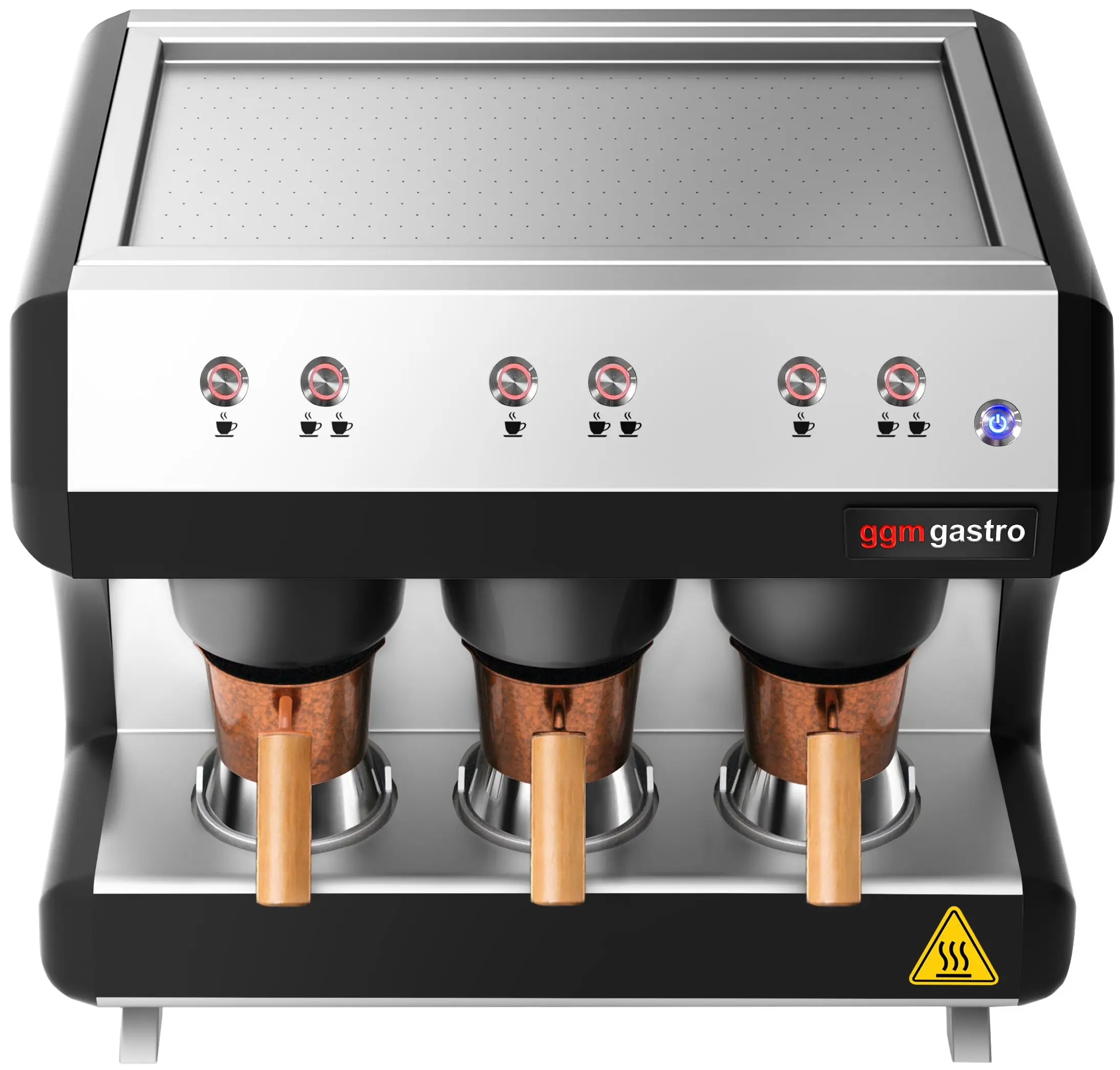 Кофеварка для кофе по-турецки GGM Gastro Trio TKMMAT3 (Black/Silver) - 2