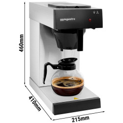 Cafetiera GGM Gastro FIKAMAV17N (Black/Silver) Thumb