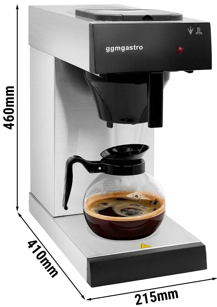 Cafetiera GGM Gastro FIKAMAV17N (Black/Silver) - 9