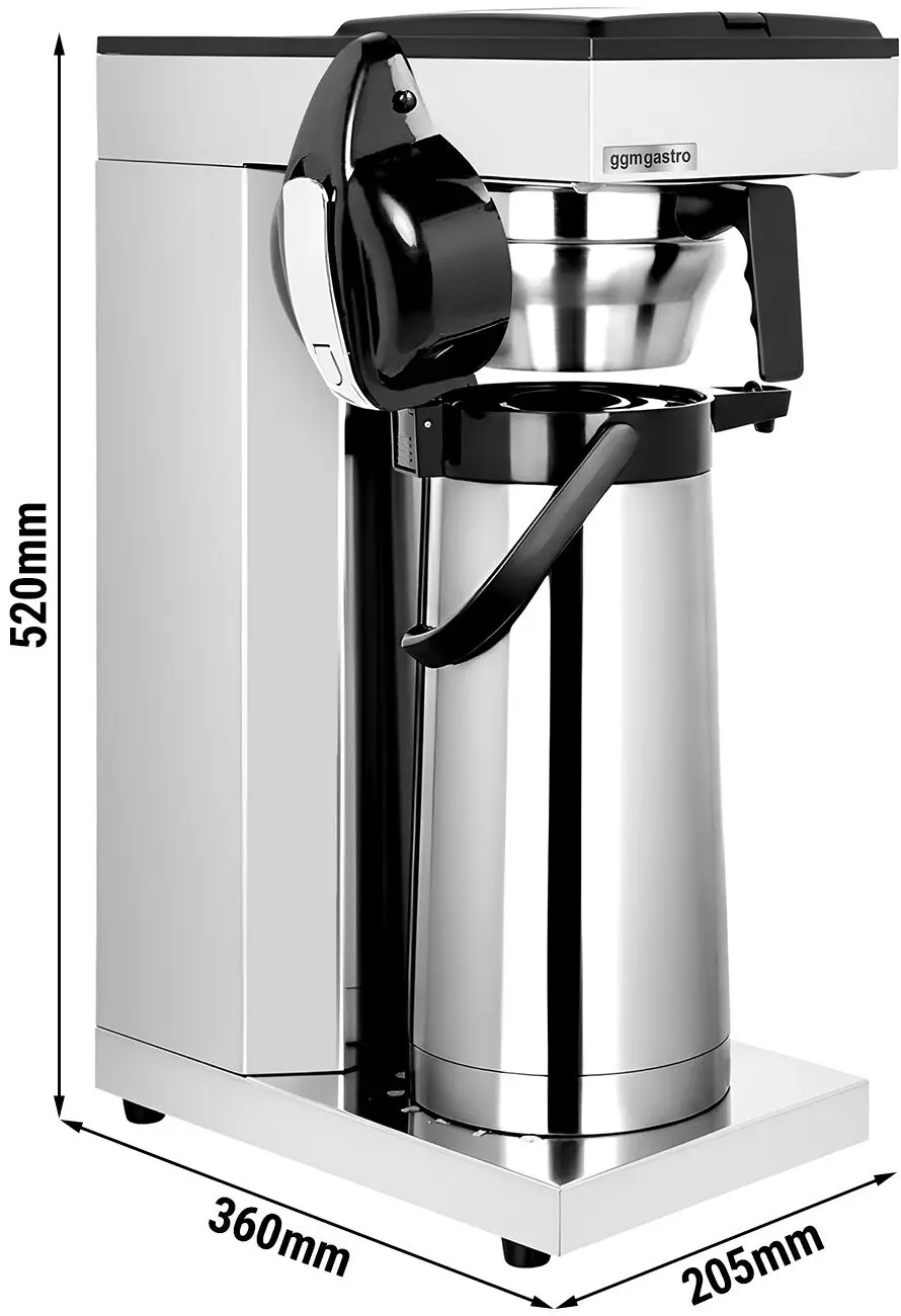 Кофеварка GGM Gastro FKMC22T (Silver) - 6