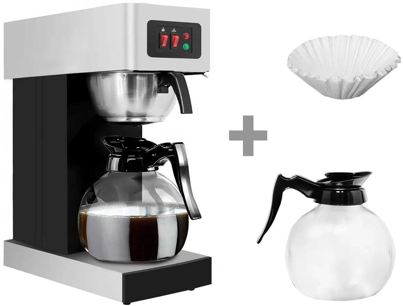 Cafetiera GGM Gastro FKMT18E (Black/Silver) - 9