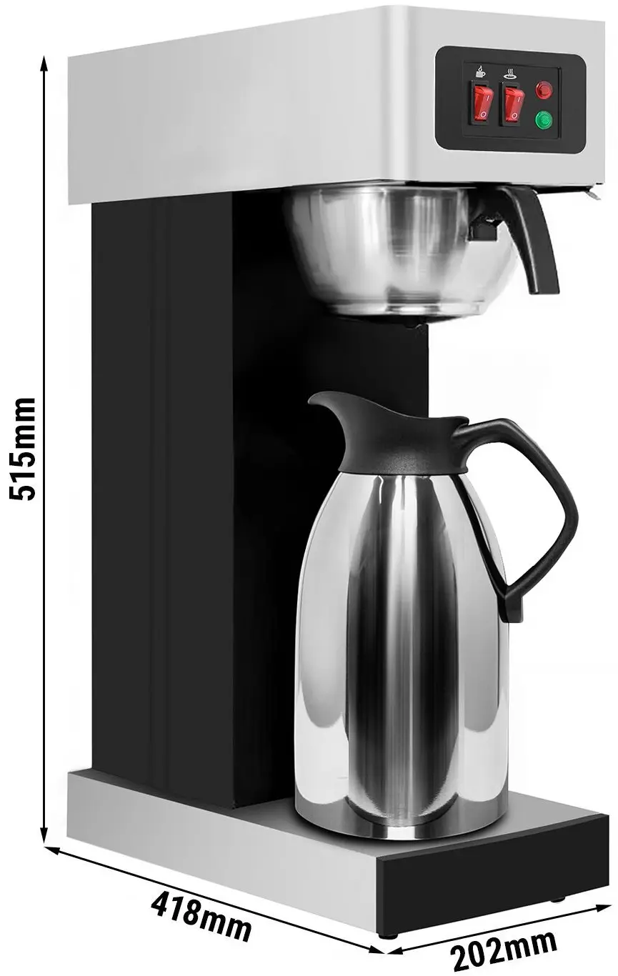 Кофеварка GGM Gastro FKMT20E (Black/Silver) - 7