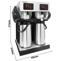 Кофеварка GGM Gastro FKMT22D (Silver/Black) Thumb