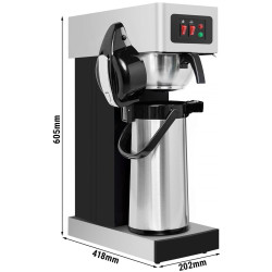 Кофеварка GGM Gastro FKMT22E (Black/Silver) Thumb