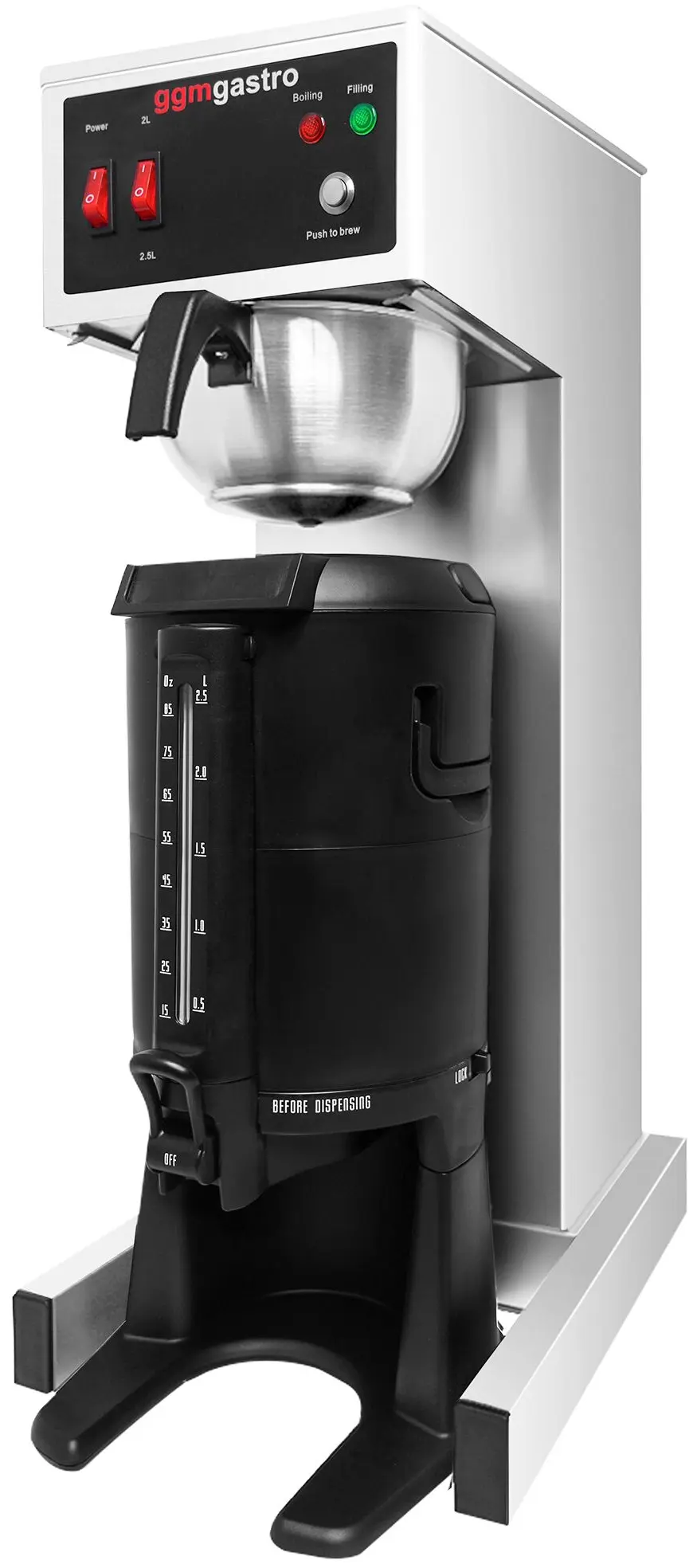 Cafetiera GGM Gastro FKMT25E (Silver/Black) - 3