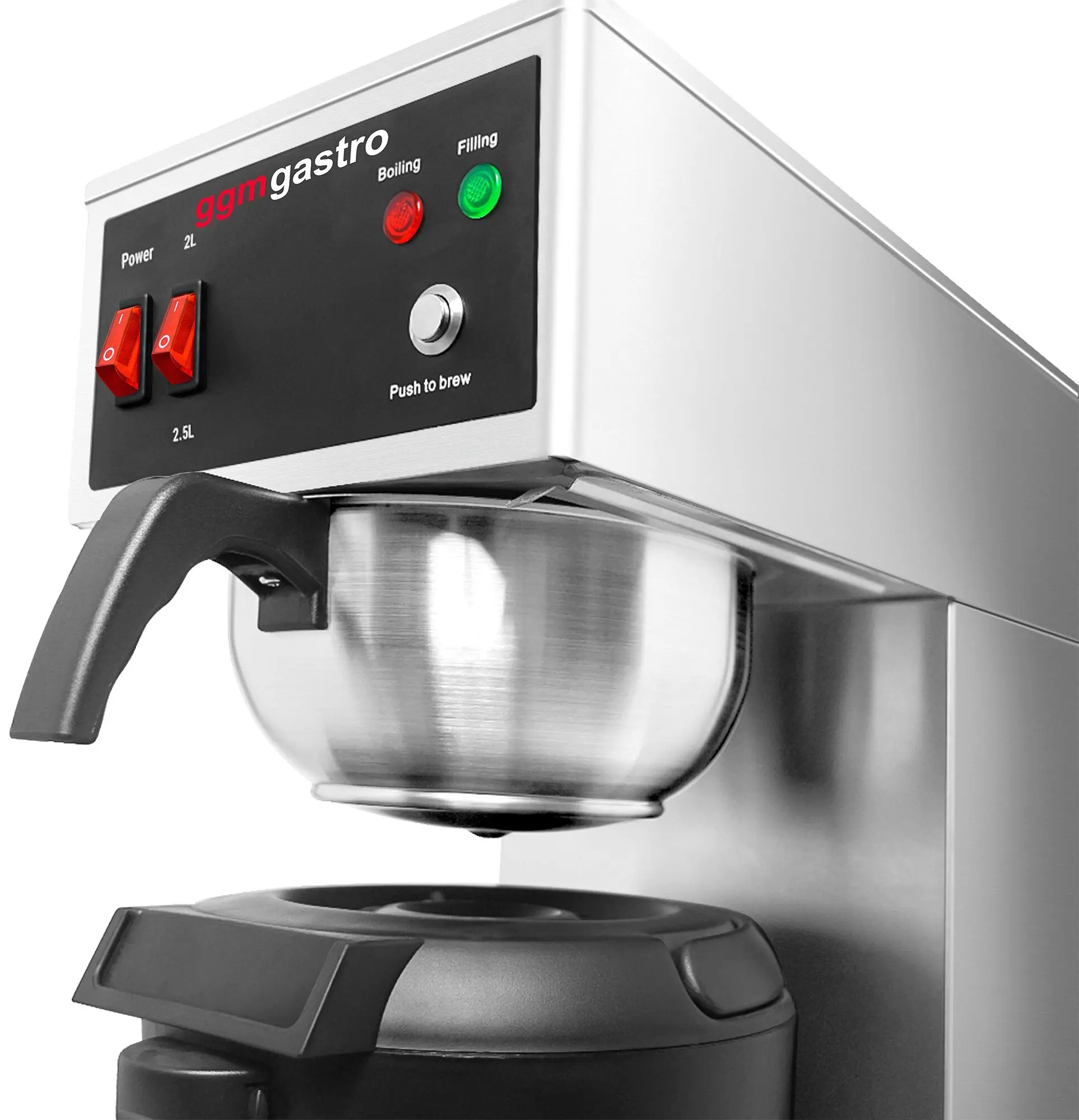 Cafetiera GGM Gastro FKMT25E (Silver/Black) - 4