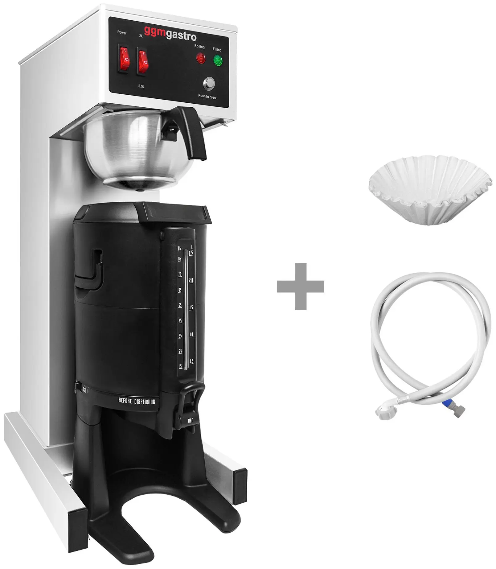 Cafetiera GGM Gastro FKMT25E (Silver/Black) - 7