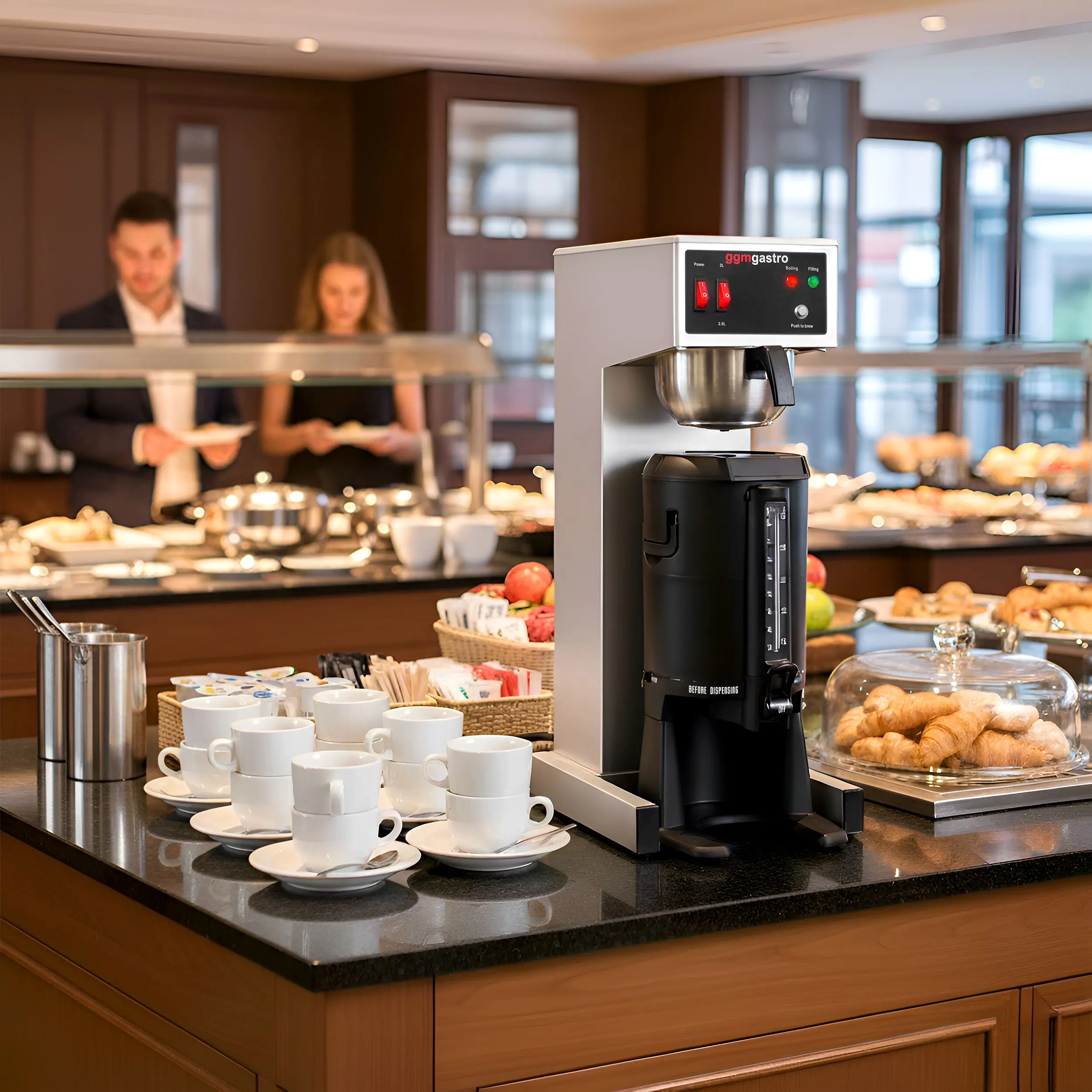 Cafetiera GGM Gastro FKMT25E (Silver/Black) - 8