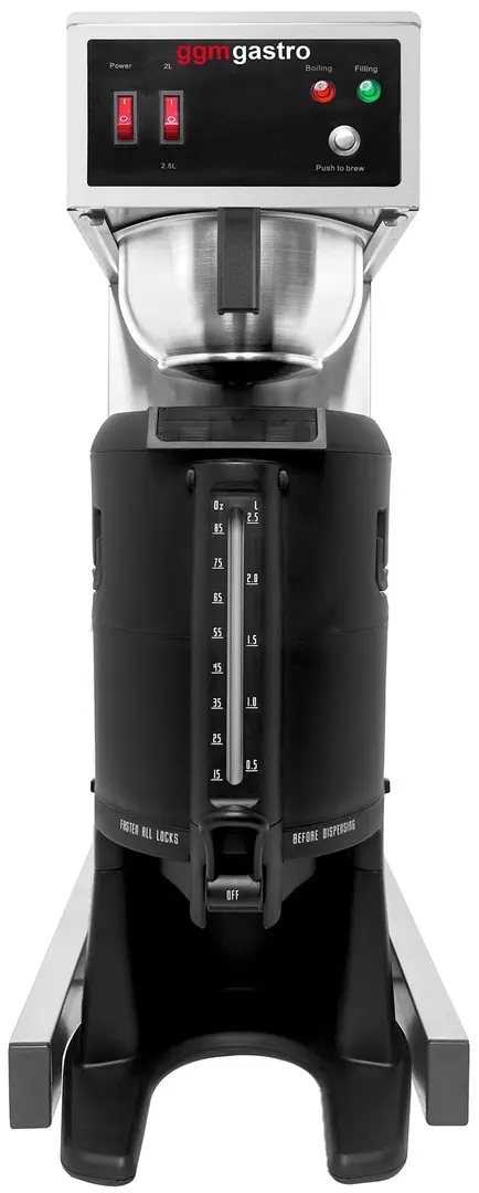 Cafetiera GGM Gastro FKMT25E (Silver/Black)
