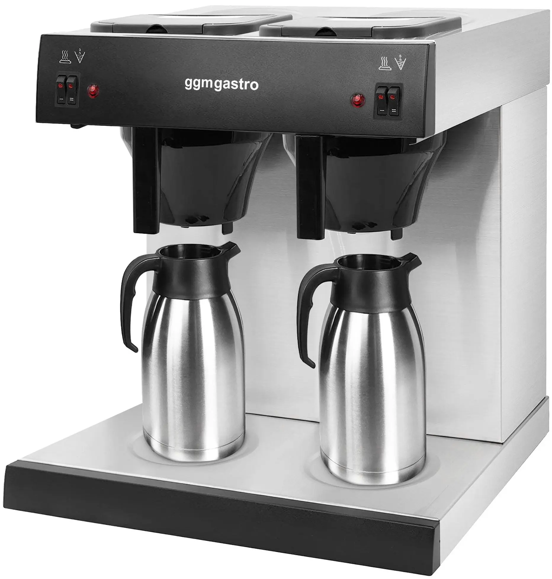 Кофеварка GGM Gastro FKMV20DN (Silver/Black) - 2