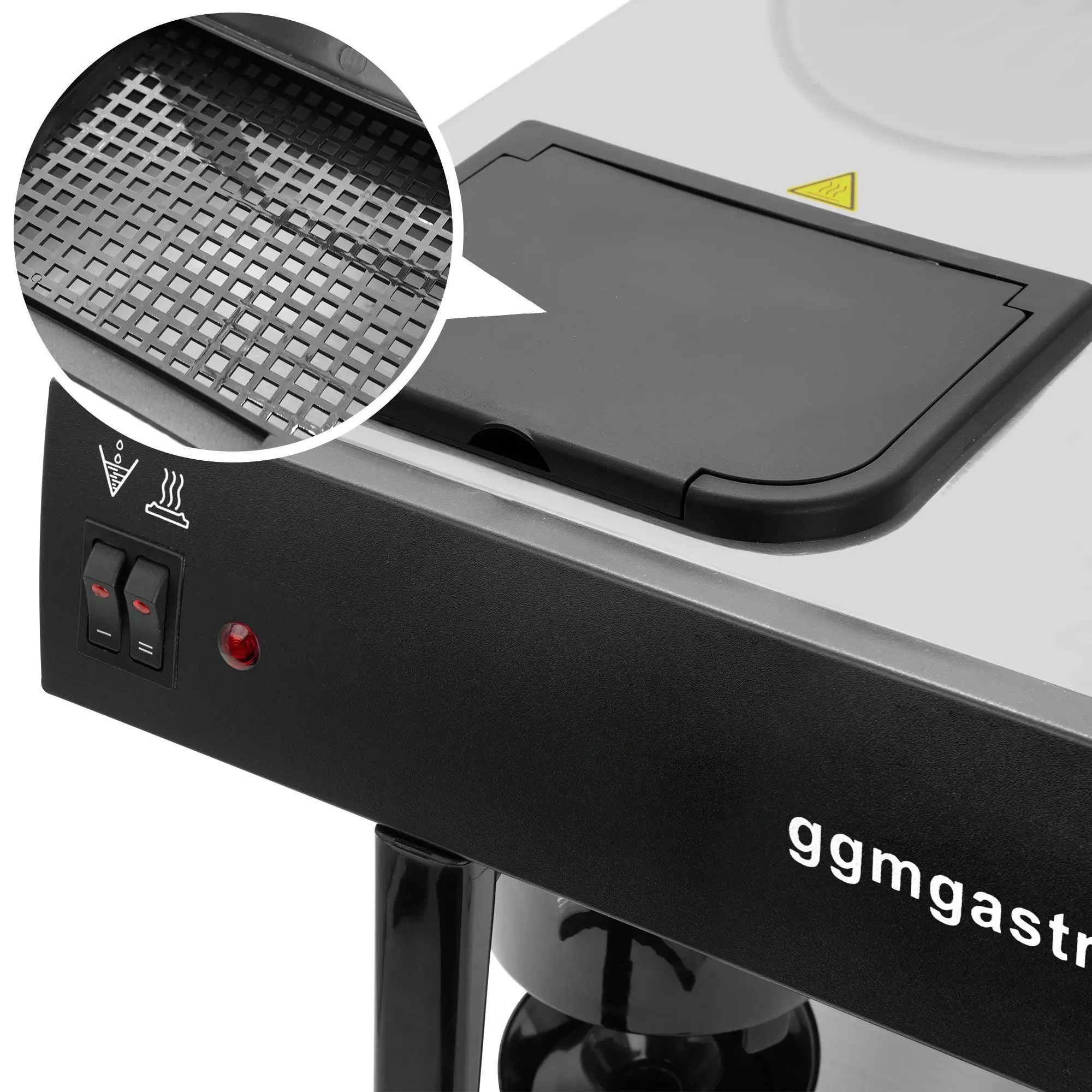 Кофеварка GGM Gastro FKMV20DN (Silver/Black) - 6