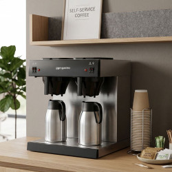 Кофеварка GGM Gastro FKMV20DN (Silver/Black) Thumb