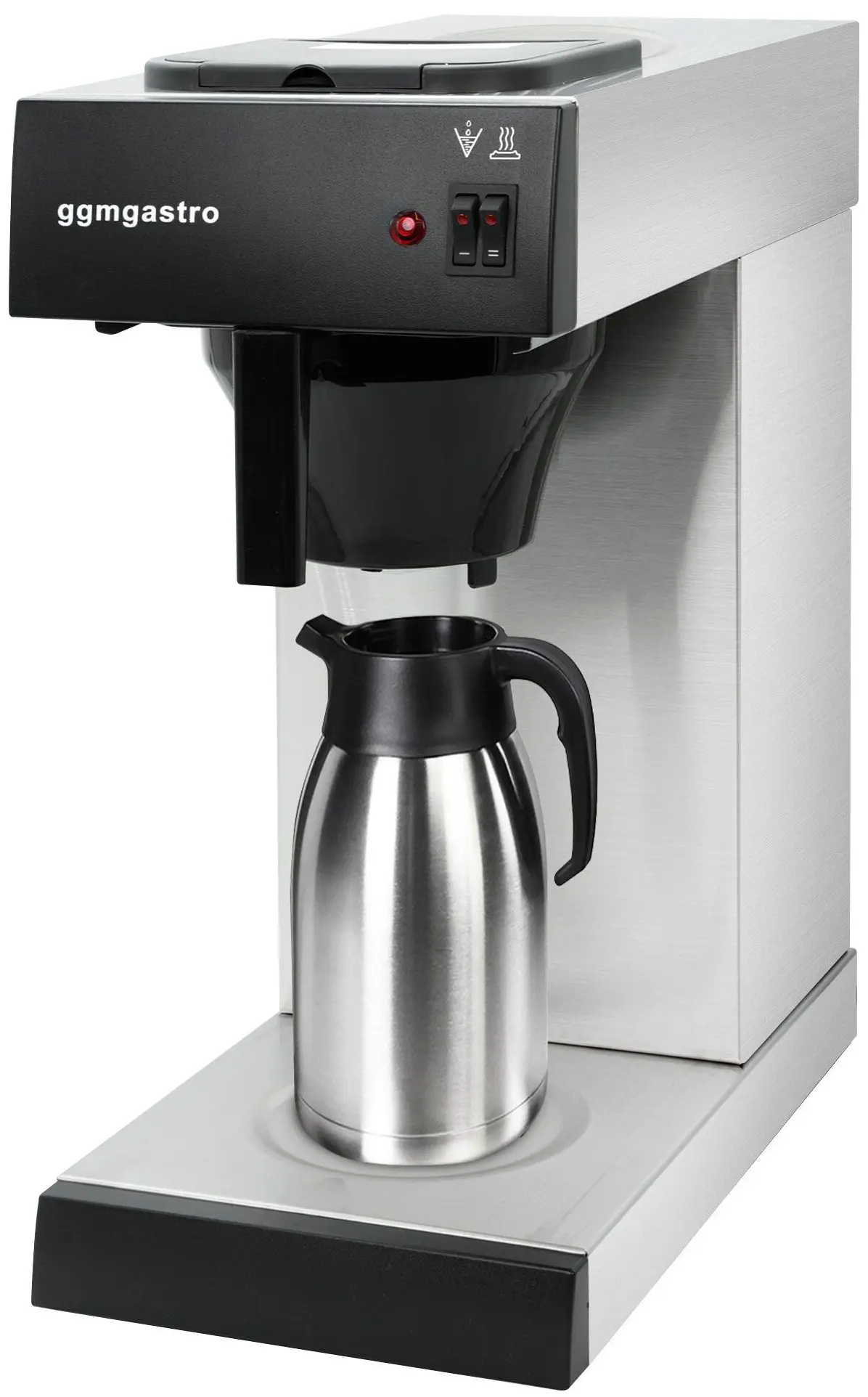 Кофеварка GGM Gastro FKMV20EN (Silver/Black) - 2