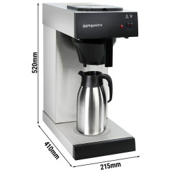 Кофеварка GGM Gastro FKMV20EN (Silver/Black) Thumb