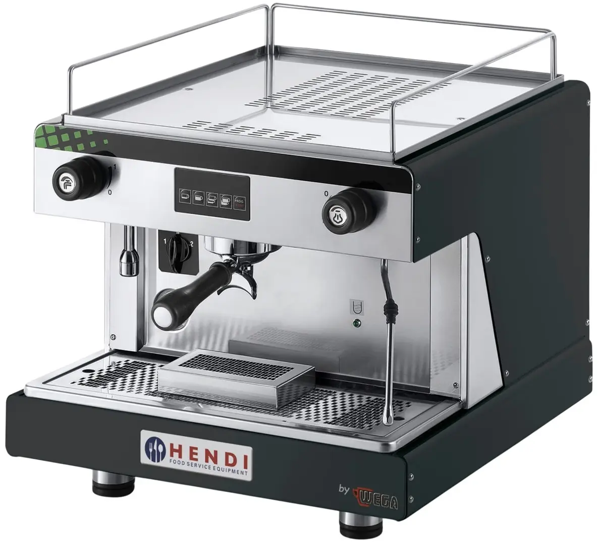 Кофемашина Hendi Wega Top Line 208922 (Black/Inox)