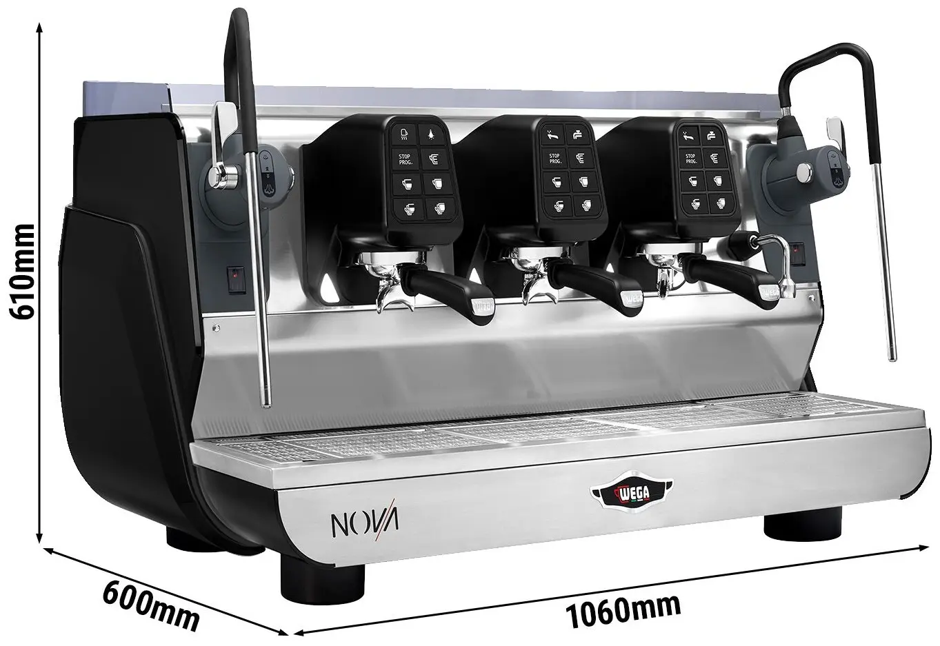 Кофемашина Wega Nova 3 GR (Black) - 9