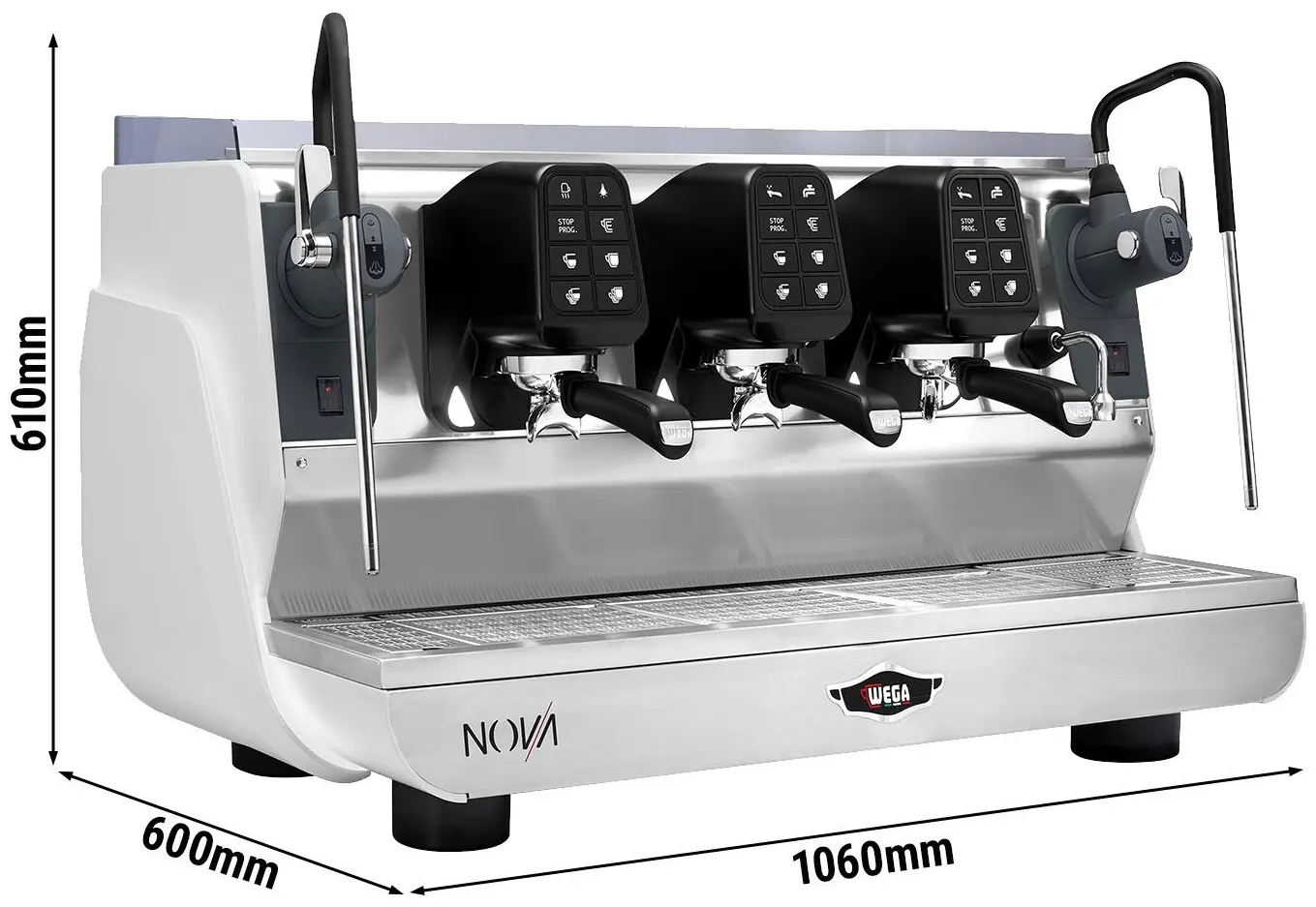 Кофемашина Wega Nova 3 GR (White) - 9