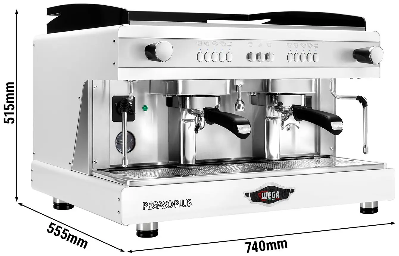Кофемашина Wega Pegaso Plus 2 GR (White) - 5