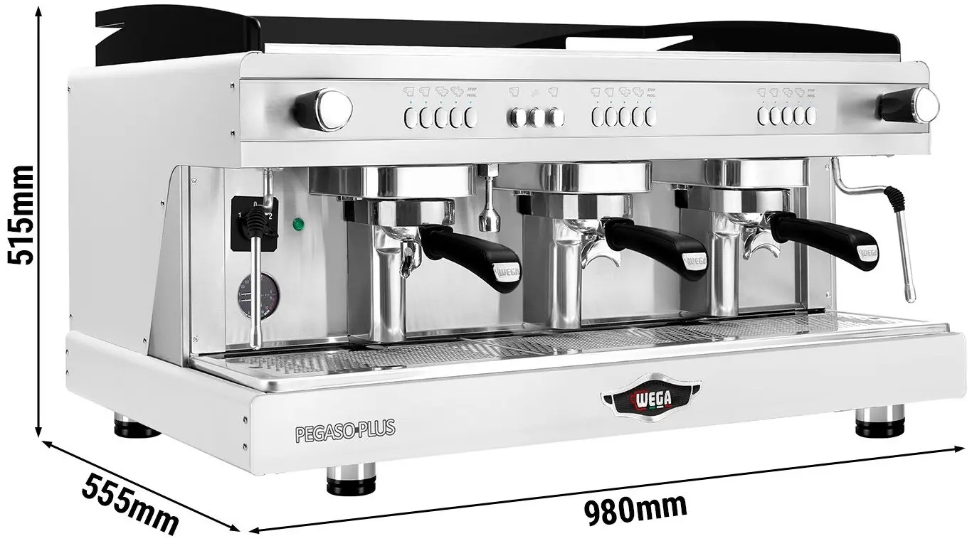 Кофемашина Wega Pegaso Plus 3 GR (White) - 5